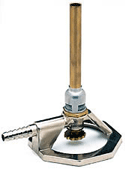 H-6241N UL Bunsen burner with 100 mm tube and adjustable base for angled flame applications