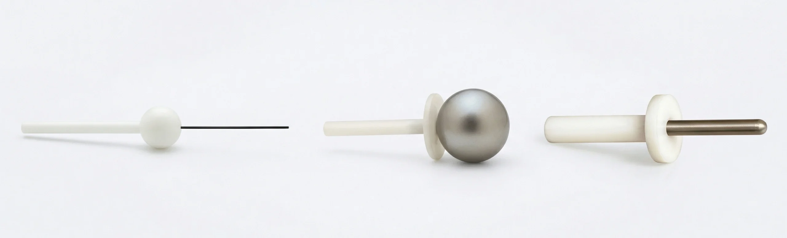 High-precision industrial test probes including TRP-01, TSP-01, and TTP-01 models arranged on a clean white background for product safety and corrosion testing equipment.