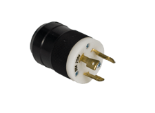 Replacement 30A 250V twist-lock accessory plug for device-under-test connections to the LT-30HC.