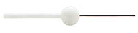 A high-resolution shot of the TRP-02 1.0 mm Test Rod, showing its slender stainless steel probe and white handle with a spherical stop plate, compliant with IP4 and suffix D safety workflows.