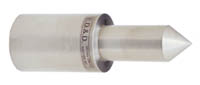 A high-resolution image of the THN-01 Test Thorn Probe, showing a thick cylindrical stainless steel handle and a sharp, conical thorn-like tip, used for testing appliances with visibly glowing heating elements.