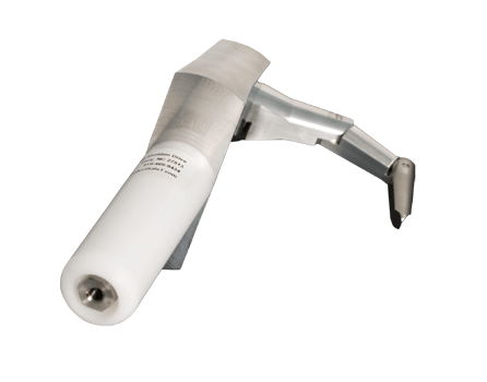 ULP-201 articulated metal finger probe with machined aluminum construction and stainless steel tip.